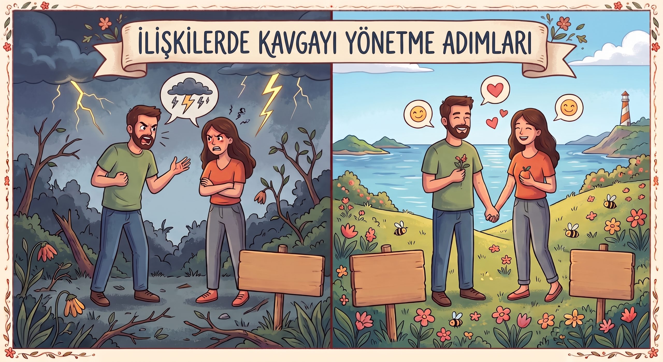 İlişkilerde Kavgayı Yönetme Adımları